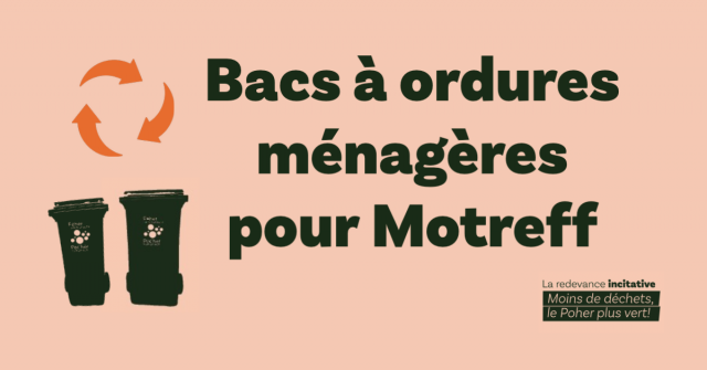 Des bacs à ordures ménagères pour les usagers de Motreff