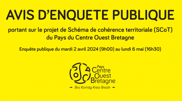 Enquête publique Schéma de Cohérence Territoriale