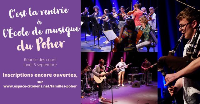 C'est la rentrée à l'École de musique !